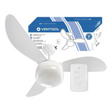 Ventilador De Teto Ventisol Fênix Branco Com 3 Pás De  Plástico, 96 cm De Diâmetro 220 v