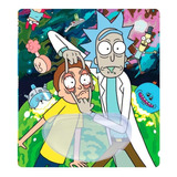 Pad Mouse Rick And Morty Ergonómico Con Gel