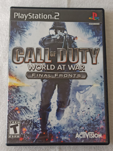 Call Of Duty World At War Final Fronts Ps2 Playstation 2
