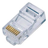 Conector Para Cable De Red Rj-45 100 Piezas