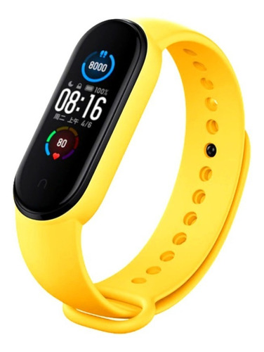 Pulseira Silicone Colorida Compatível Com Xiaomi Mi Band 5