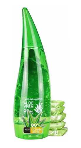 Gel Aloe Vera Al 99% Para Hidratación Profunda De La Piel