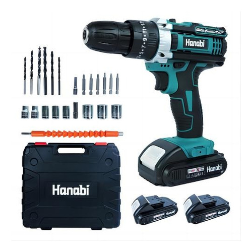 Parafusadeira Furadeira De Impacto Profissional 21v Hanabi