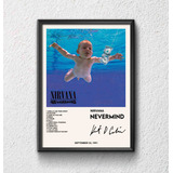 Cuadro Nirvana - Nevermind  Madera & Vidrio (35x47)02