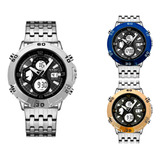 Reloj G-force Original Al172 Digital Acero Hombre + Estuche