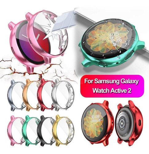 Funda De Reloj De Tpu Para Samsung Galaxy Watch Active 2