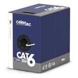 Cable Ethernet Celertec Cat6, 500 Pies, Cobre Desnudo Sólido