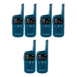6x Walkie Talkie Handy Motorola T383 40km 22 Canales Uhf
