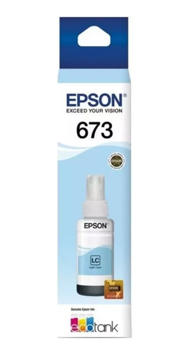 Tinta Original Epson T673520 Cian Claro L800 L805 L850 L1800