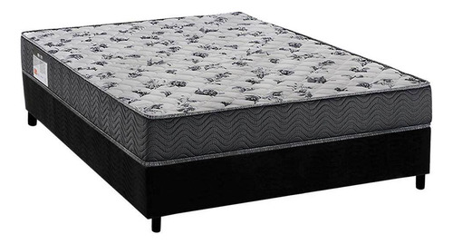 Cama Box Casal: Colchão Anatômico Ortobom D33/ep Fort Tech 