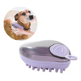 Cepillo De Baño Recargable Silicona Mascotas Shampoo 
