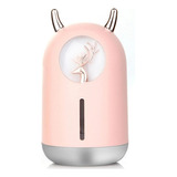 Humidificador De Aire Difusor De Aromaterapia Ultrasonico Color Rosado