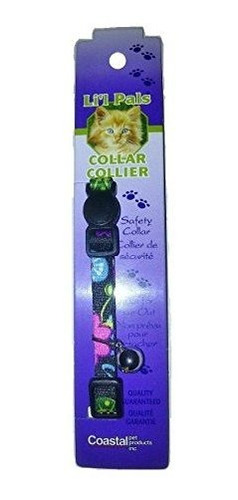 Flor Salvaje Collar Del Gato Con La Alarma Breakaway 6 A 8 .