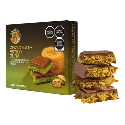 Chocolate Dubái De Leche Relleno De Pistache Y Kataifi 100 G | MercadoLibre