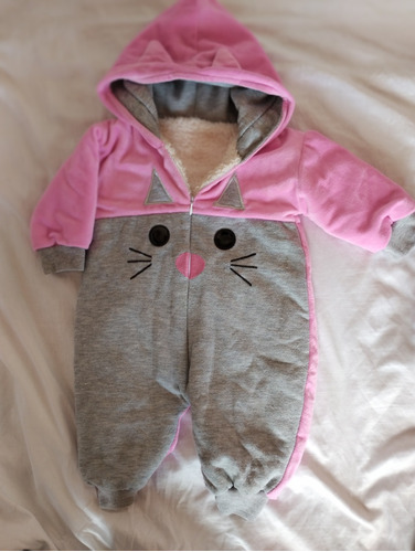 Mameluco O Pijama De Gatito Para Niña