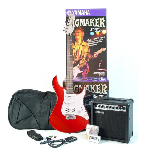 Guitarra Electrica Kit Amp/metallic Red/rojo Eg112gpii Mtr