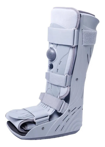 Bota Walker Alta Neumática De Lujo Gris