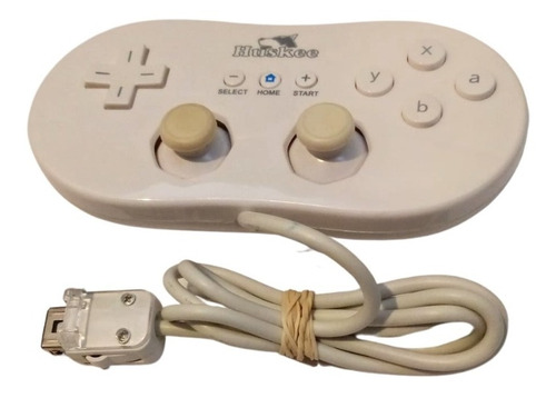 Control Nintendo Wii Classic Controller Blanco Usado