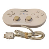 Control Nintendo Wii Classic Controller Blanco Usado