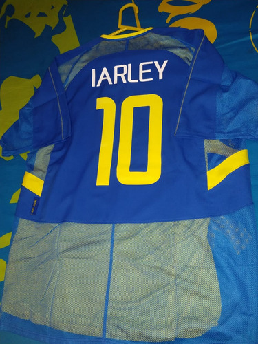 Camiseta De Boca Intercontinental 2003 #10 Iarley