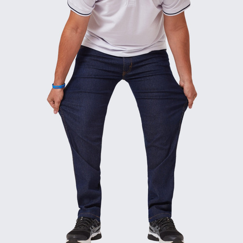 Calça Jeans Com Elastano Lycra  Plus Size Masculina Atè N 70