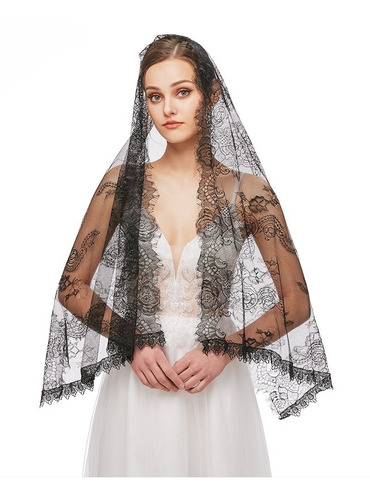 Chapel Veil Mantón Mantilla Pañuelo Católico Velo Español