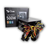 Fonte De Alimentação 500w Real 80 Plus Pc Desktop Bivolt