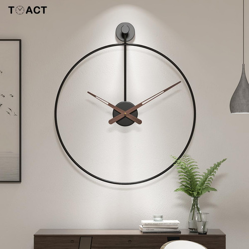 Reloj De Pared Nórdico De Lujo, Diseño Moderno, Sala De Esta