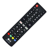 Control Remoto LG Smart Tv Con Netflix Amazon + Funda Y Pila