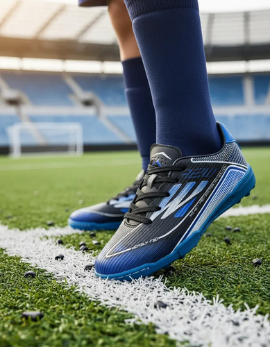 Tenis Fútbol Rápido Multitaco Niños Cómodo Suela Cosida | Meses sin interés