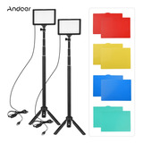 Andoer - Kit De Luz De Vídeo Led Usb (2 Unidades)