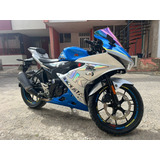 Motocicleta Deportiva Suzuki - Gsx-r 150 Azul-gris Mod 2022