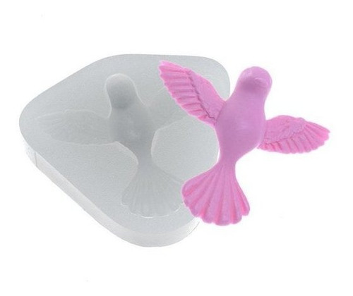 Molde De Silicone Pomba Pombinha Batizado Confeitaria