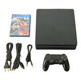 Sony Playstation 4 Slim 500gb Ps4 Completo Controle Jogo Top