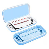 Carcasa Protectora Tpu Transparente Nintendo Switch Azul