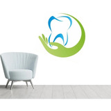 Vinil Decorativo Para Consultorio Dental Cuidado Dental... 