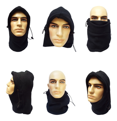 Balaclava Gorro Touca Capuz Preto Proteção Frio Inverno Moto