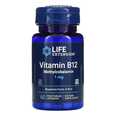 Life Extension, Vitamina B12 Metilcobalamina, 1mg, 60 Soft Sabor Sin Sabor | MercadoLibre