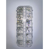 Caja De Cristales De Formas Para Decoración De Uñas (vidrio)