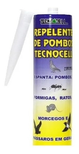 Espanta Repelem Pássaros Pombos Bisnaga  Tecnocell 300 Ml