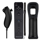 Wii Remote Wiimote Motion Plus Interno + Nunchuck + Funda