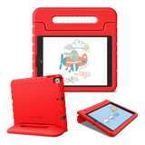 Funda iPad Fintie 10.2 2021 9na/8va/7ma Gen Anti-choque/red