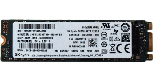 Disco Ssd Sólido 128 Gb Sk Hynix Hfs128g39tnd-n210a