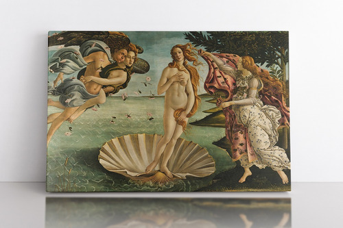 Cuadro En Lienzo El Nacimiento De Venus Botticelli 120x76cm