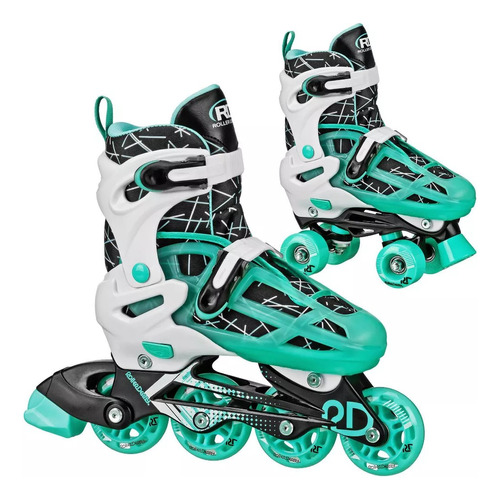 Patines Combo Ajustables En Línea-cuádruple Para Niños