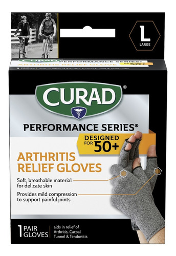 Guantes Para Aliviar La Artritis Talla L Curad Performance