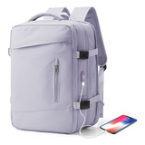 Mochila De Viaje Para Mujer, Aprobado Por Avión 10kg, Mochila Escolar Para Hombre Laptop De 15.6 Pulgadas, Mochila De Transporte Grande Espacio