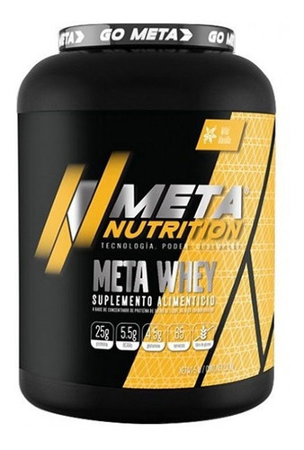 Proteina Meta Nutrition Meta Whey 5 Libras 65 Porciones Sabor Vainilla