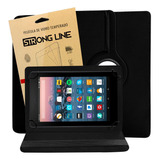 Capa Amazon Fire Hd 7 Giratória Encaixe Perfeito + Pelicula