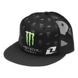 Jockey Monster Energy  9fifty Gorra Negro Malla